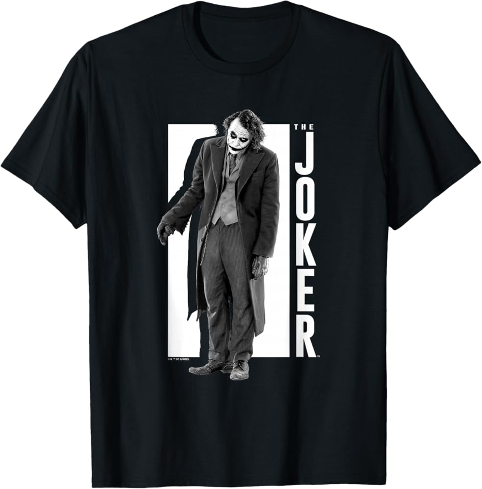 Amazon.com: The Dark Knight The Joker Black & White Cut Out Poster